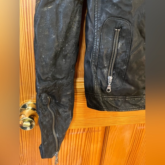 Whistles Black Leather Jacket - Picture 8 of 10